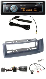 Автомагнитола Pioneer CD, USB, Bluetooth, DAB для Renault Scenic/Megane 1996–20, управление с руля