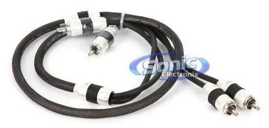 Кабель RCA межблочный Stinger SI823 8000 Series, 2-канальный, 3 ft (0,91 м)