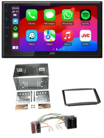 Автомагнитола для Kia Ceed 01–09 / proCeed 08–11 JVC 2DIN, Bluetooth, USB, MP3, DAB