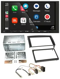 JBL USB 2DIN MP3 Bluetooth AUX Autoradio für Skoda Fabia 2004-2007 6Y Facelift I