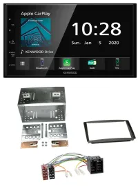 Kenwood Bluetooth MP3 DAB USB 2DIN Autoradio für Kia Ceed 01-09 proCeed 08-11