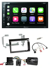 Pioneer DVD 2DIN Lenkrad DAB Bluetooth USB Autoradio für Fiat Peugeot Citroen kl