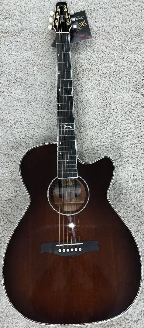 Электроакустическая гитара Seagull Artist Mosaic CH CW GT Anthem EQ Bourbon Burst с чехлом