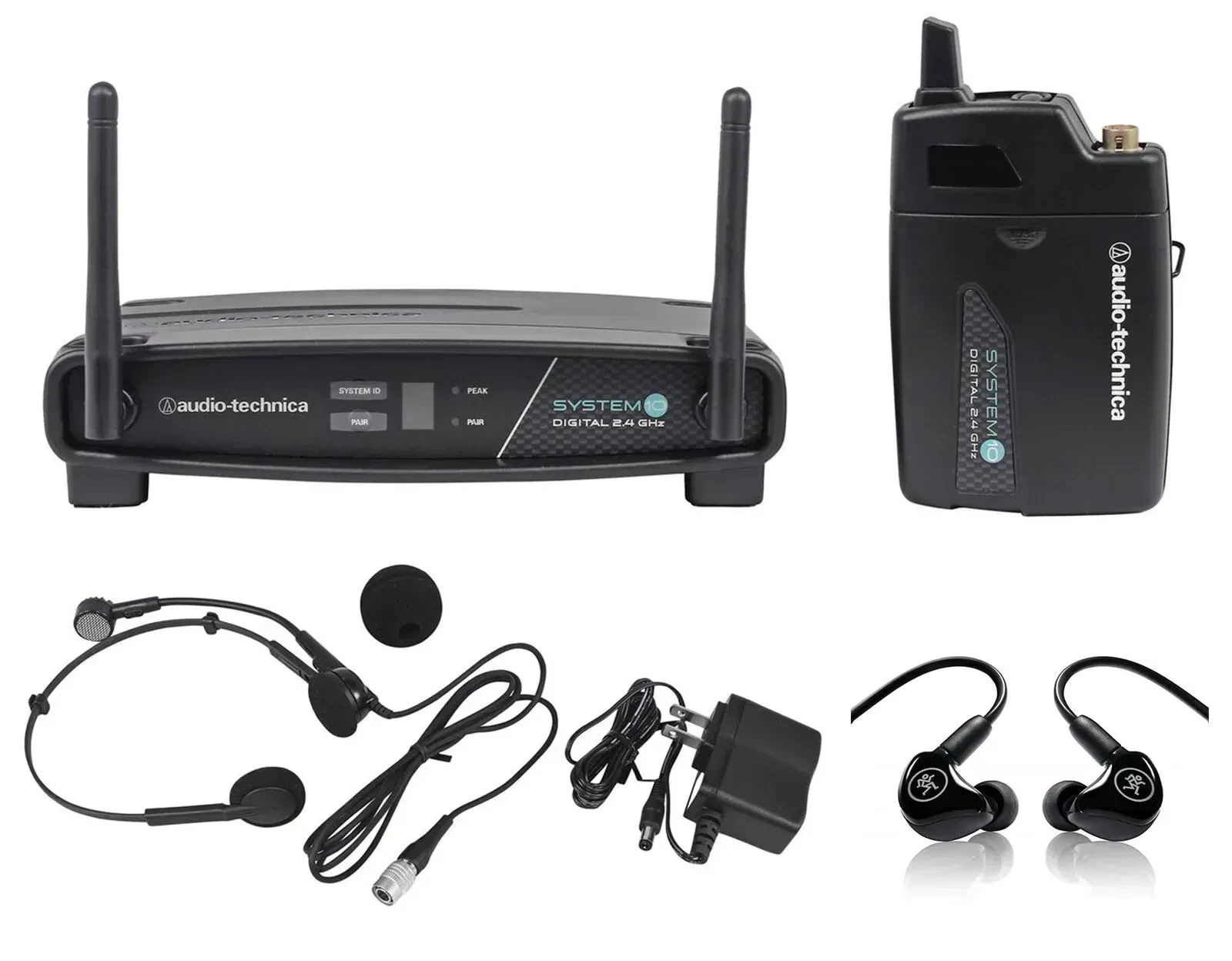 Микрофонная радиосистема Audio-technica ATW-1101/H с аксессуарами