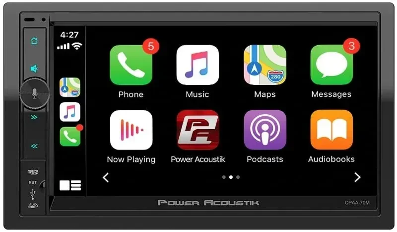 Power Acoustik CPAA 70MW 7" Touchscreen Multimedia Receiver