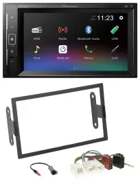 Pioneer DAB MP3 2DIN Bluetooth USB Autoradio für Nissan 200 SX 1994-1998 240 SX
