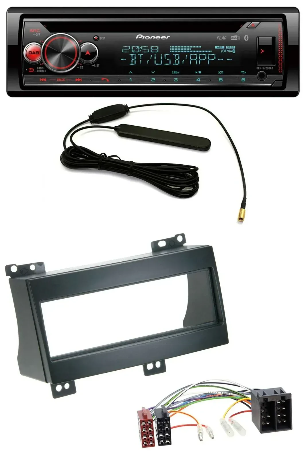 Автомагнитола для Kia Ceed (2007–2009) Pioneer USB DAB MP3 Bluetooth CD