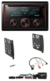 Pioneer 2DIN DAB Lenkrad Bluetooth USB CD Autoradio für Ford Focus Galaxy Mondeo