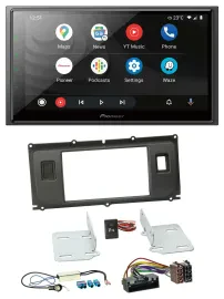 Автомагнитола Pioneer 2DIN, DAB, USB, Bluetooth, MP3, для Land Rover Evoque (с 2011)