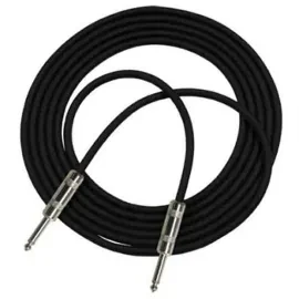 Pro Co Sound SEG-10 10' StageMASTER 24 AWG Instrument Cable, Straight 1/4" Phone