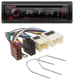 Kenwood MP3 CD USB Bluetooth DAB Autoradio für Nissan Pathfinder 96-03 Quest 93-