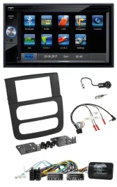 Автомагнитола Blaupunkt 2DIN Bluetooth USB SD навигация для Dodge RAM 2002–2006, TMC, поддержка управления с руля