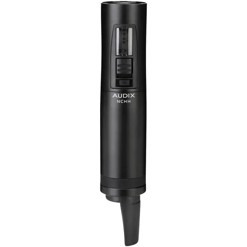 Микрофон для радиосистемы Audix Novacore NCHH цифровой UHF, AES-256, 24-bit, задержка <3 мс, без капсюля, до 16 ч, питание 1x 18500 Li‑ion или 2x AA, корпус металлический, ручной
