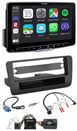 Автомагнитола Alpine Bluetooth USB DAB для Audi A1 (с 2010) с поддержкой управления с руля
