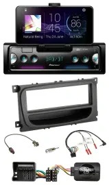 Автомагнитола Pioneer USB Bluetooth DAB для Ford C‑Max/Galaxy/Focus (с 2007)