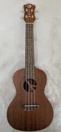 Luna Guitars Maluhia Peace Sign Tenor Ukulele Satin Natural Finish, UKE MALU