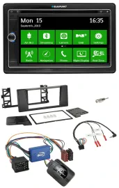 Blaupunkt Bluetooth 2DIN Lenkrad DAB USB TMC Navigation für BMW 5er E39 96-04 Ak