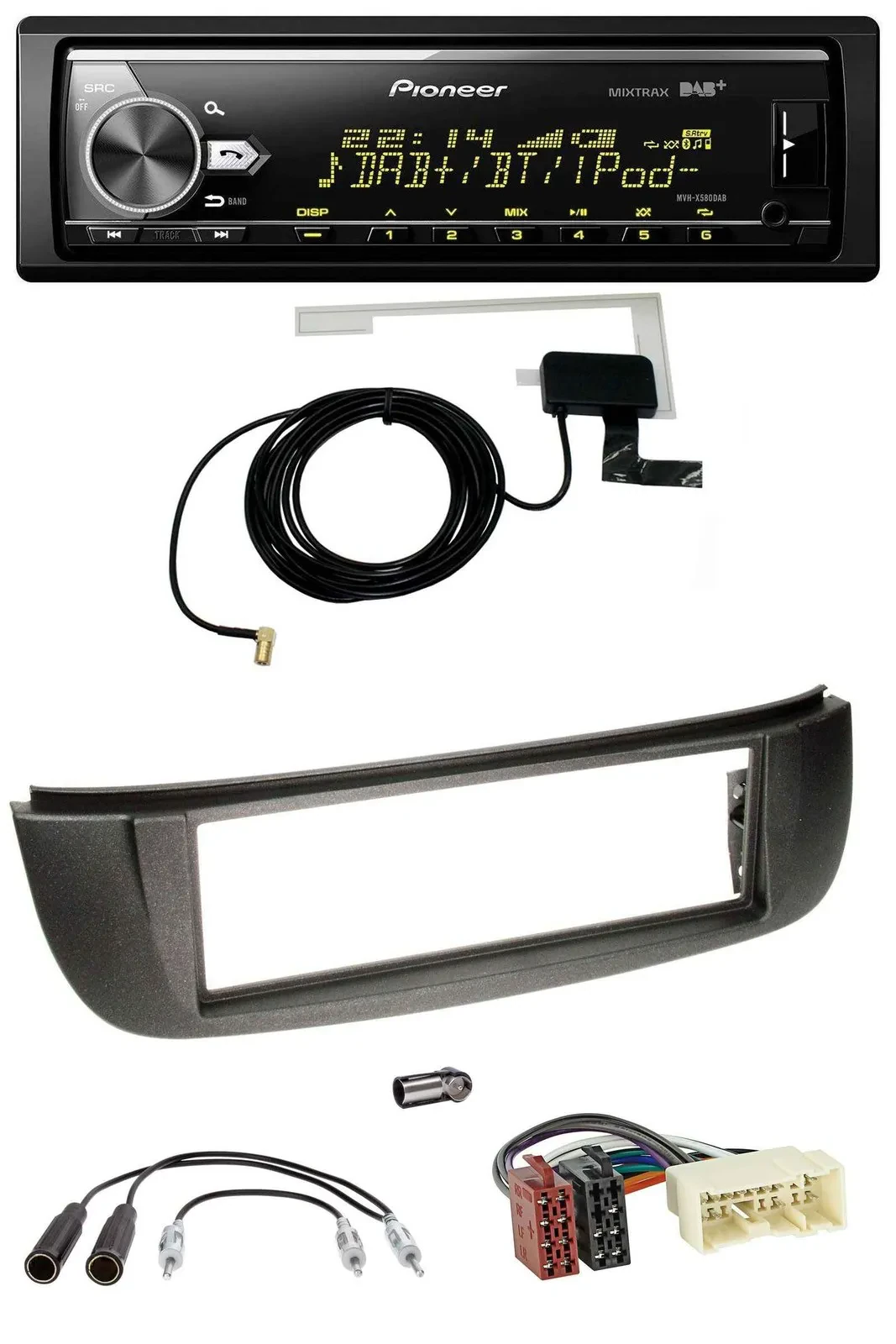 Pioneer Bluetooth DAB USB MP3 Autoradio für Nissan Almera Tino (2001-2004)