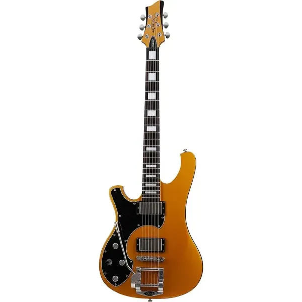 Электрогитара Schecter Stargazer 6 Vibrato Left-Handed Metallic Gold