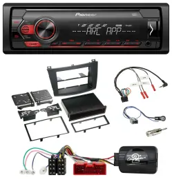 Pioneer DAB 1DIN MP3 Lenkrad USB Autoradio für Mazda 3 2009-2013 analog