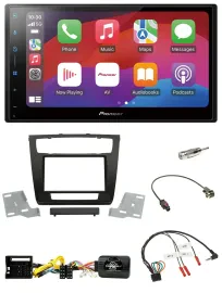 Pioneer DAB USB Lenkrad Bluetooth 2DIN Autoradio für BMW 1er aut. Klima E81/E82/