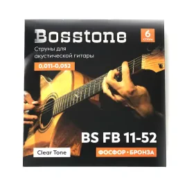 Струны для акустической гитары Bosstone BS FB11-52 ClearTone Phosphor Bronze 11-52