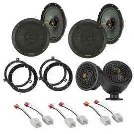 2007–2014 Jeep Wrangler JK Kicker Plug & Play Speaker Bundle Upgrade