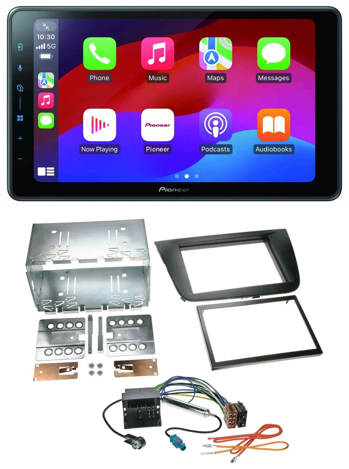 Автомагнитола для Seat Altea/Toledo/Altea XL Pioneer 2-DIN, Bluetooth, USB, MP3, DAB, черная