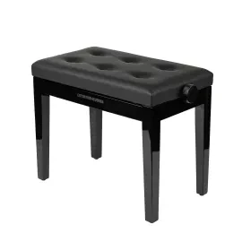 Gator Frameworks GFW-KEYBENCH-HABK Adjustable Piano Bench - Black idjnow