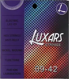 Струны для электрогитары Smiger LX7-09 Luxars Nickel 9-42