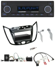 Blaupunkt DAB USB Bluetooth Lenkrad Autoradio für Ford C-Max Kuga Klavierlack sc