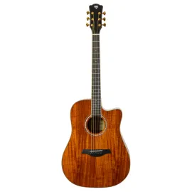 Акустическая гитара Rockdale Aurora D7 C Koa Natural