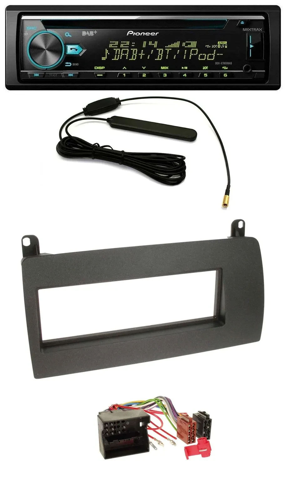 Pioneer CD MP3 AUX DAB USB Autoradio für Rover 75 (2002-2005)