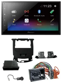Pioneer USB Bluetooth DAB 2DIN MP3 Autoradio für Chevrolet Cruze ab 16 Klavierla