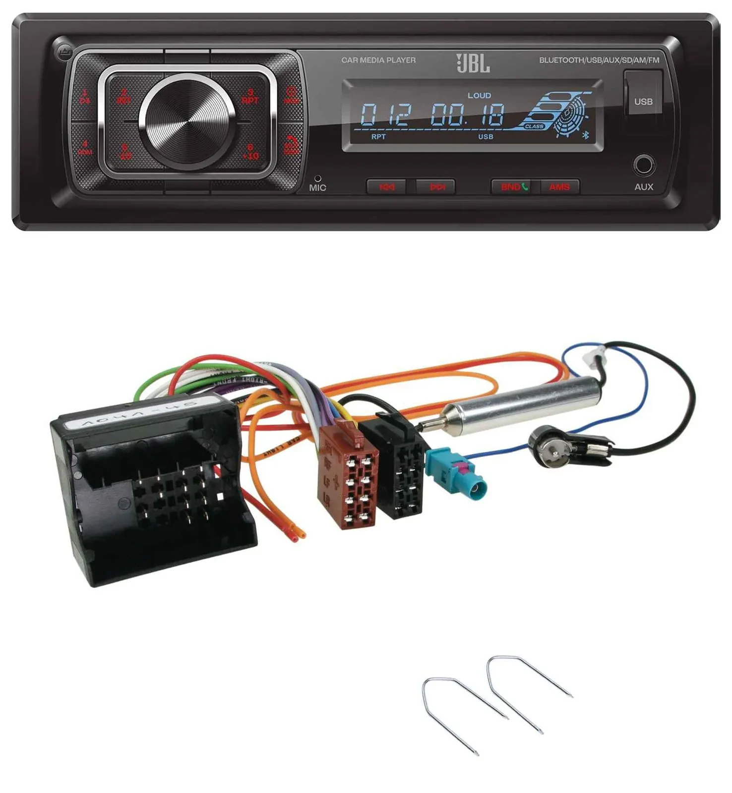 JBL SD AUX MP3 USB Bluetooth Autoradio für Peugeot Expert ab 2016 Traveller ab 2