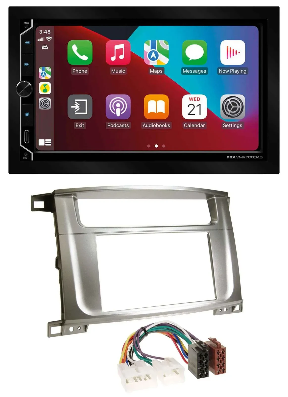 Автомагнитола для Lexus LX-470 ESX 2DIN, DAB, USB, MP3, Bluetooth (2003–2007)