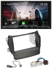 Kenwood MP3 2DIN USB DAB Bluetooth Autoradio für Hyundai Santa Fe ab 12 ohne Nav