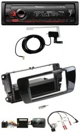Автомагнитола Pioneer DAB, USB, Bluetooth для Seat Ibiza, черный глянец
