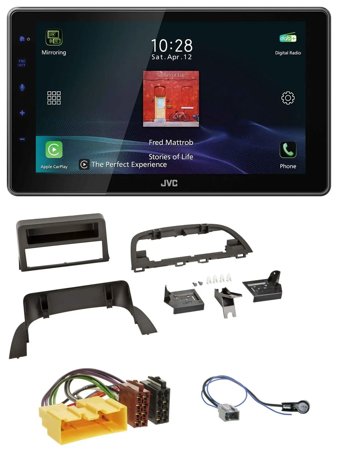 JVC DAB MP3 Bluetooth USB Autoradio für Mazda 3 (2013-2019)