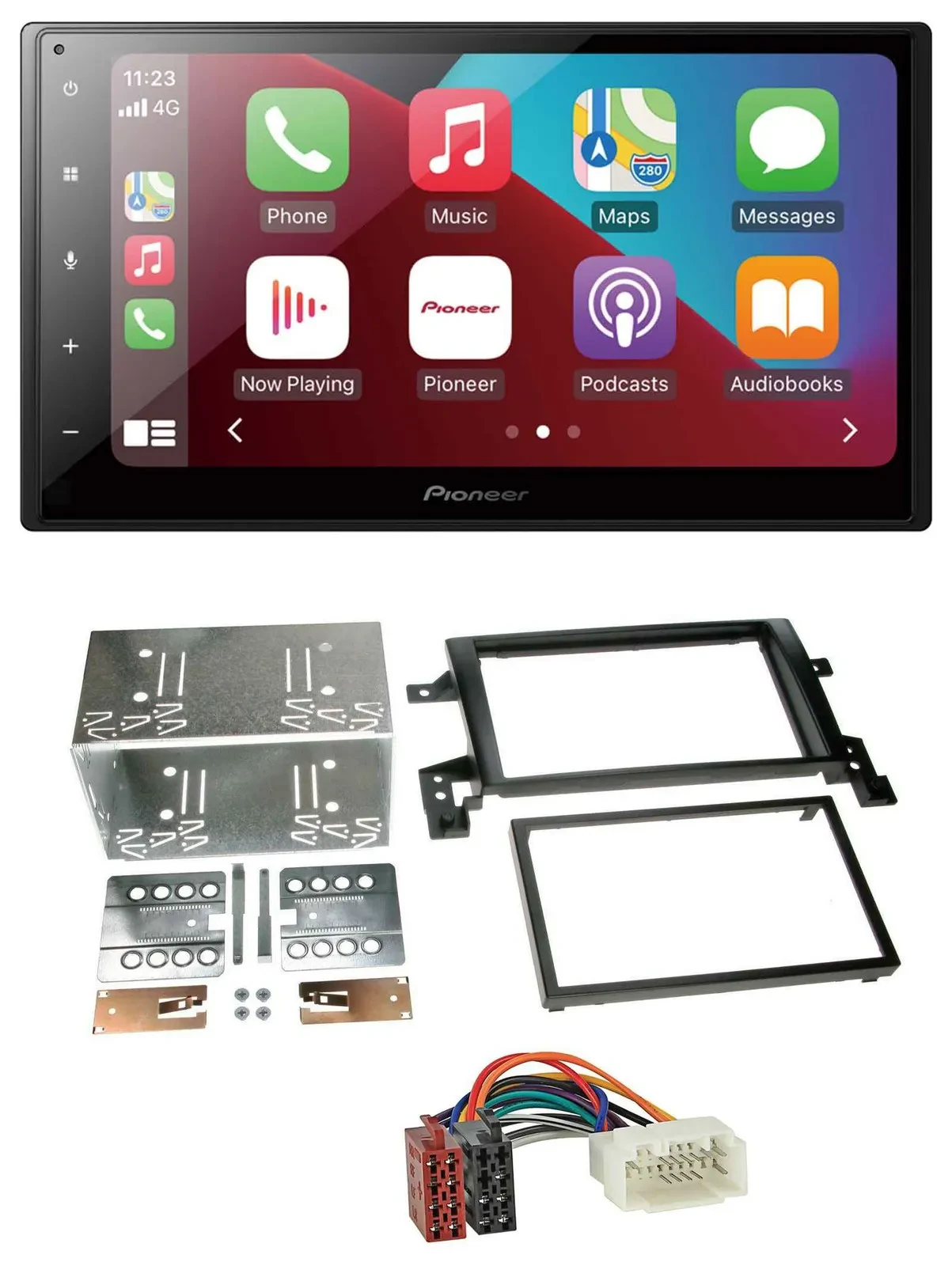 Pioneer USB MP3 DAB 2DIN Bluetooth Autoradio für Suzuki Grand Vitara ab 2005