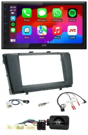 JVC Bluetooth 2DIN Lenkrad DAB USB Autoradio für Toyota Avensis 2009-2011