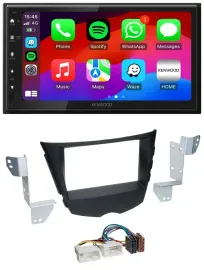 Kenwood MP3 USB DAB 2DIN Bluetooth Autoradio für Hyundai Veloster FS ab 2011