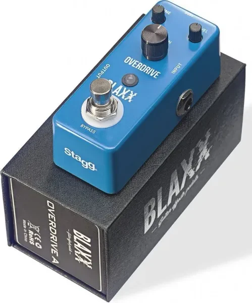 Педаль эффектов для электрогитары Stagg BX-DRIVE A Blaxx Overdrive
