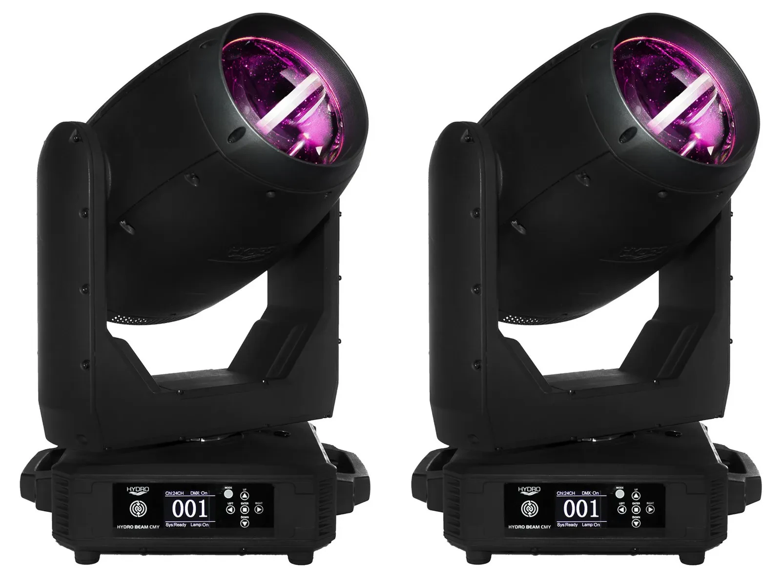 (2) American DJ Hydro Beam CMY IP65 Aria X2 Wireless DMX Moving Head Lights ADJ