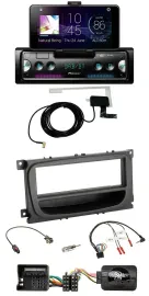 Автомагнитола Pioneer DAB, Bluetooth, USB, поддержка управления на руле для Ford C‑Max/Galaxy/Focus (с 2007 года)