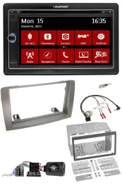 Автомагнитола Blaupunkt 2DIN USB DAB Bluetooth навигация TMC для Lancia Musa 2004-201 с управлением на руле
