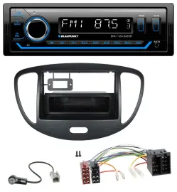 Blaupunkt Bluetooth USB DAB MP3 Autoradio für Hyundai i10 (2008-2013) schwarz
