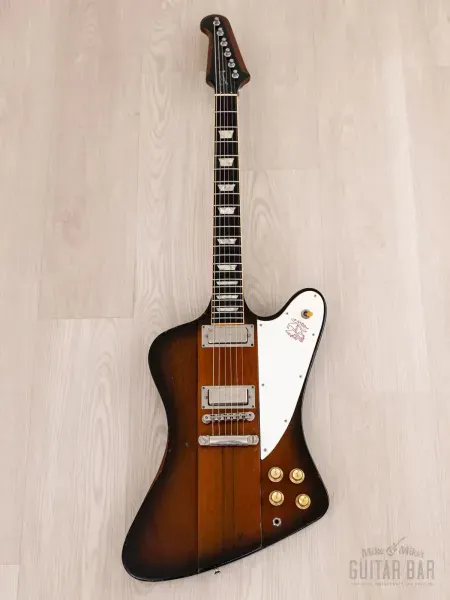 Электрогитара Gibson Firebird V Non-Reverse HH Vintage Sunburst w/case USA 1999