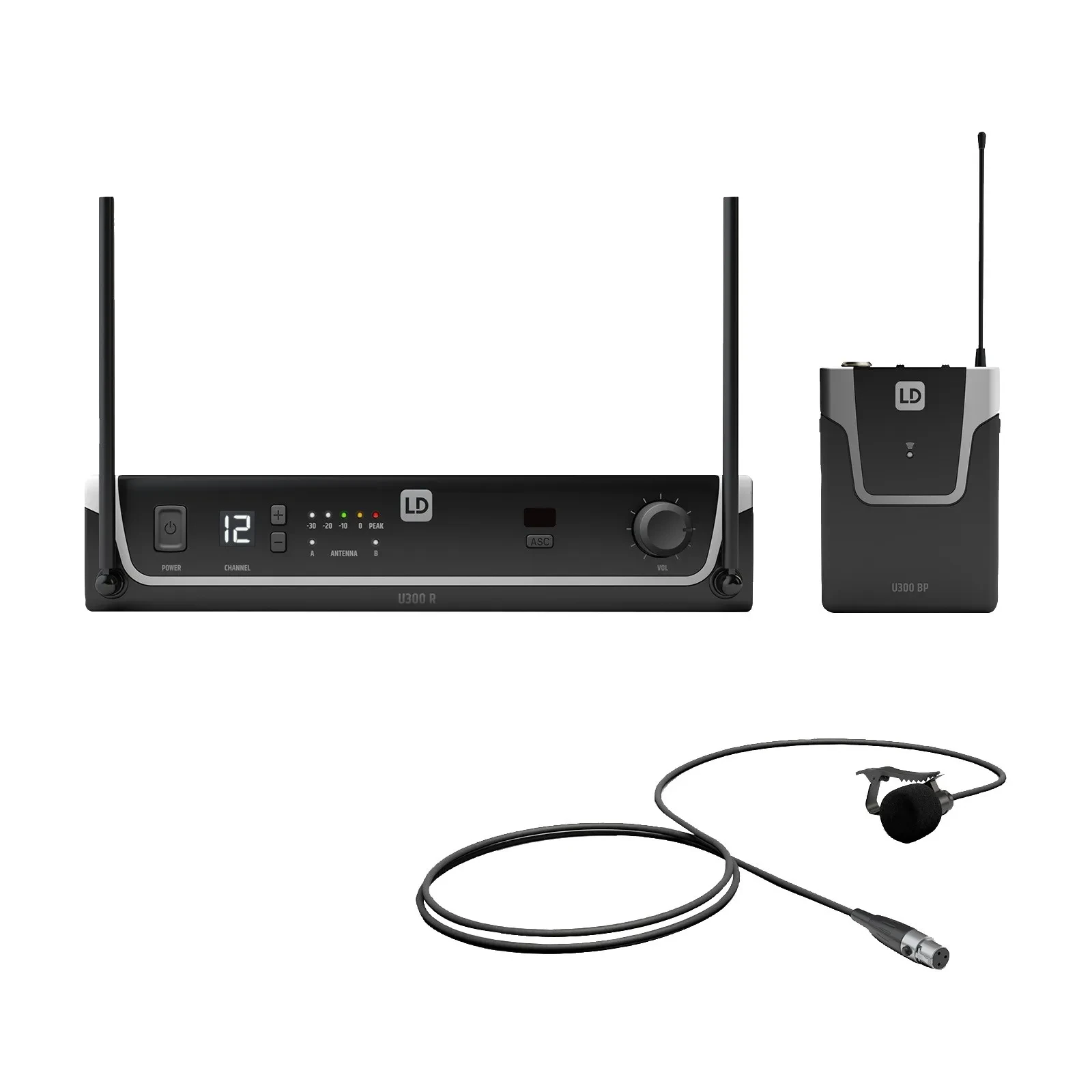 LD Systems U304.7 BPL Wireless Mic System with Bodypack & Lavalier