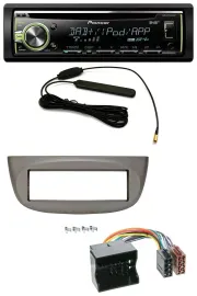 Pioneer MP3 USB CD DAB AUX Autoradio für Renault Twingo 07-14 beige-grau